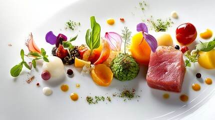 world of artistic food, chefs become artists, using ingredients to create dishes that are as beautiful as they are delicious.