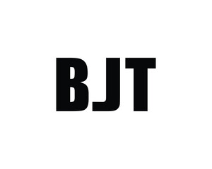 BJT logo design vector template. BJT