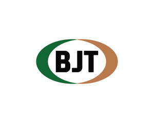 BJT logo design vector template. BJT