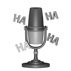 Funny Podcast 3D Illustration for uiux, web, app, presentation, etc