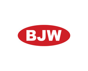 BJW logo design vector template. BJW