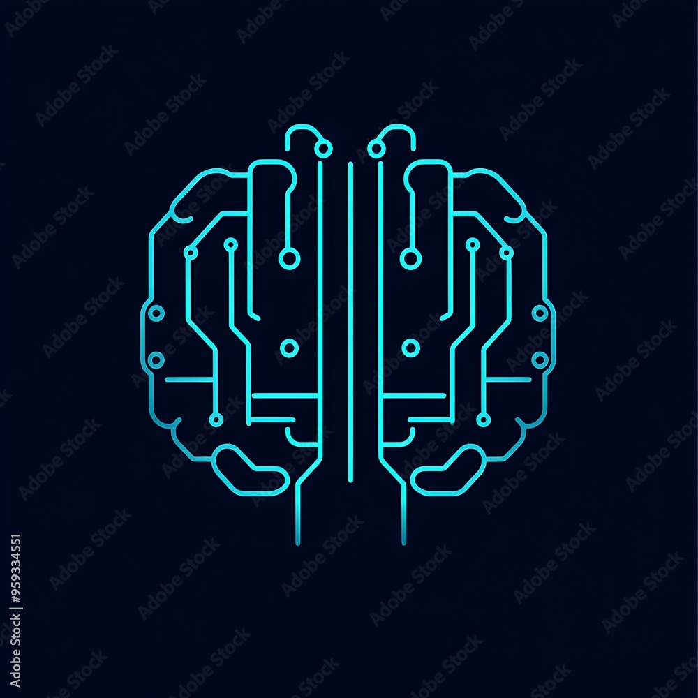 Poster Abstract Representation of a Brain with Circuitry