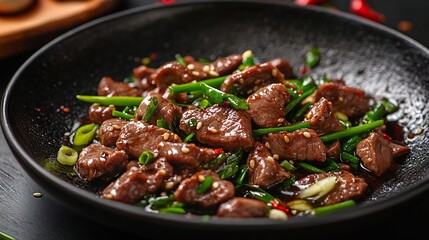 Rebanira stirfried pork liver and garlic chive : Generative AI