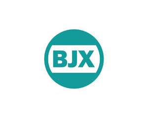 BJX logo design vector template. BJX