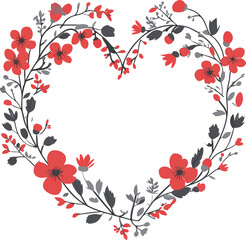 Floral Heart Design