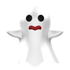 Ghost 3D Illustration for uiux, web, app, presentation, etc