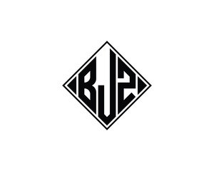 BJZ logo design vector template. BJZ