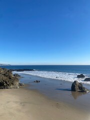 Low Tide During a Sunny Day in Malibu