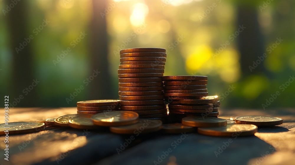 Fototapete savings and calculations are the basis of investing to get a worthwhile dividend with minimal risk b