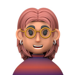 Content Writer 3D Illustration for uiux, web, app, presentation, etc