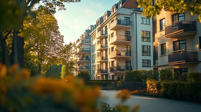 luxury appartment house in Berlin : Generative AI