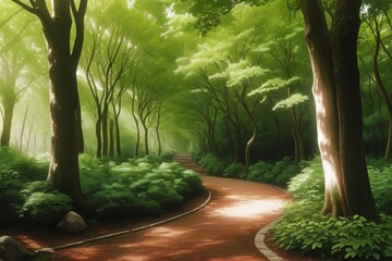 road in the forest