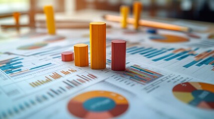 Planning and analytics art collage : Generative AI