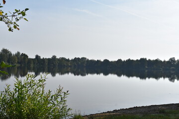 Panoramablick Natursee