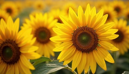 sunflowers in the field