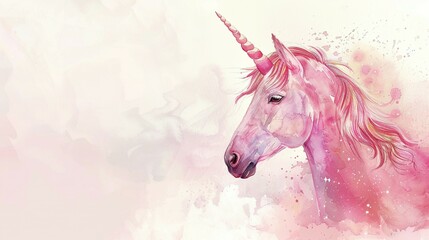 Delightful Pink Unicorn