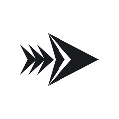 Arrow Logo Vector Template Icon