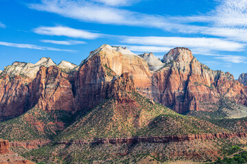 Beautiful sandstone formation at Zion National Park.