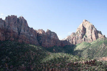 Obraz premium Beautiful landscape from the Watchman Trail.