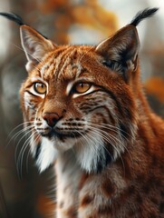 Obraz premium Asian Golden Cat, Wild Cat Close Up, Catopuma Temminckii in the Jungle