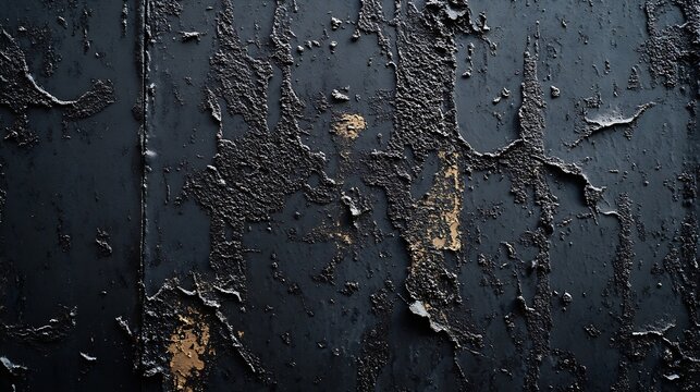 Old black street poster close up : Generative AI