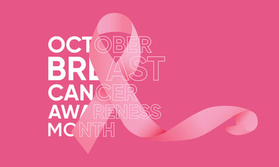 october cancer awareness month banner. breast cancer background. breast cancer background