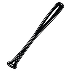 Baseball Bat silhouette vector