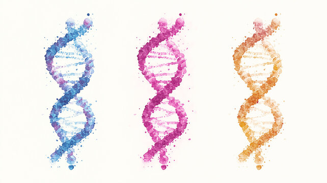 Illustration of a Nucleotide Structure palstels color