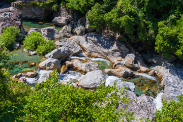 日本の風景・夏　高知　中津渓谷（仁淀ブルー）