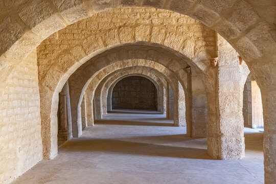 Sousse, Tunisia. Interior view of the Ribat of Sousse.