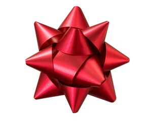 赤い星形のリボン