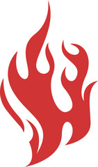 Fire Flame Tattoo Vector