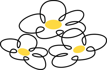 Flower Line Art