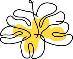 Flower Line Art