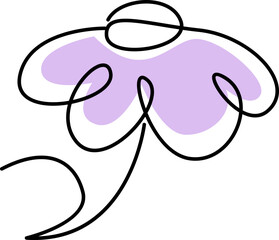 Flower Line Art