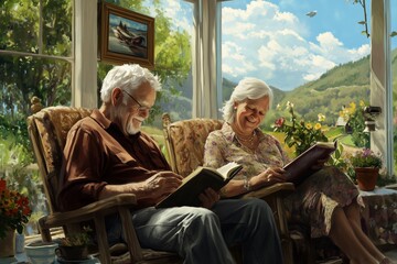 Happy retirement, retirement life, senior living, enjoying retirement, golden years, retired couple, peaceful retirement, relaxing lifestyle, financial freedom, senior leisure
