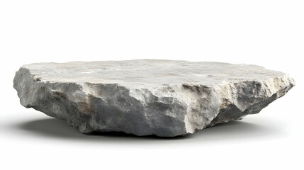 Fototapeta premium Isolated Stone Platform for Product Display D Render