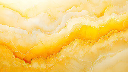 Abstract Yellow and White Marble Texture Background