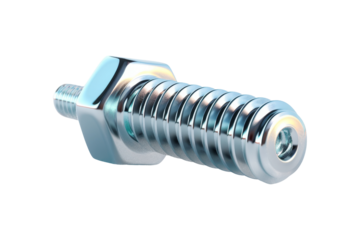 Close Up of a Shiny Screw