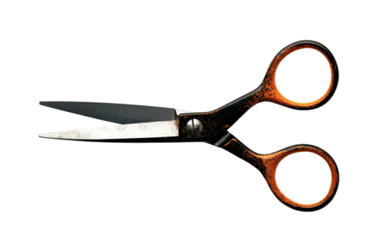 Vintage Orange Scissors