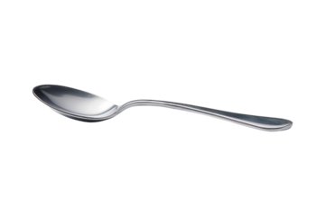 Silver Teaspoon Isolated