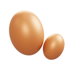 eggs isolated on white background