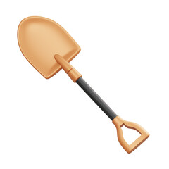 shovel isolated on white background