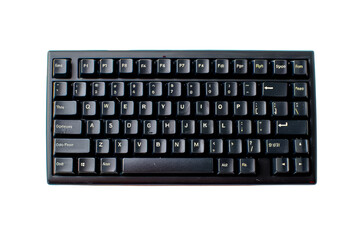 Black Computer Keyboard Isolated