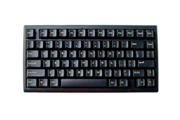 Black Computer Keyboard Isolated