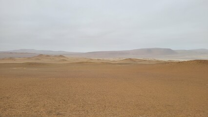 Desert dry sand reserve Peru