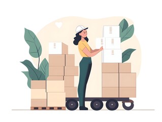 Warehouse Supervisor Addressing Labeling Error to Prevent Incorrect Shipment