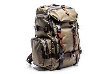 Naklejka premium backpack isolated on white background.