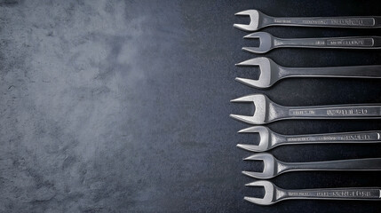 A wrench-themed tool wallpaper set against a dark background.