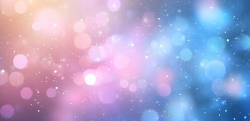 Obraz premium Soft focus light orbs in pastel hues with gentle bokeh effect, ideal for serene backgrounds